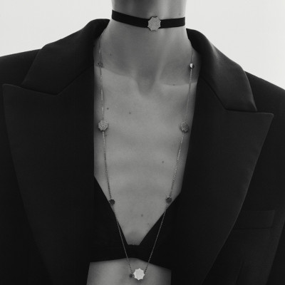 Чокер Parthenon, белое золото 18 карат